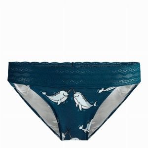 NWOT! NEVER WORN! LIMITED EDITION: MeUndies FeelFree Lace Waist Bikinis